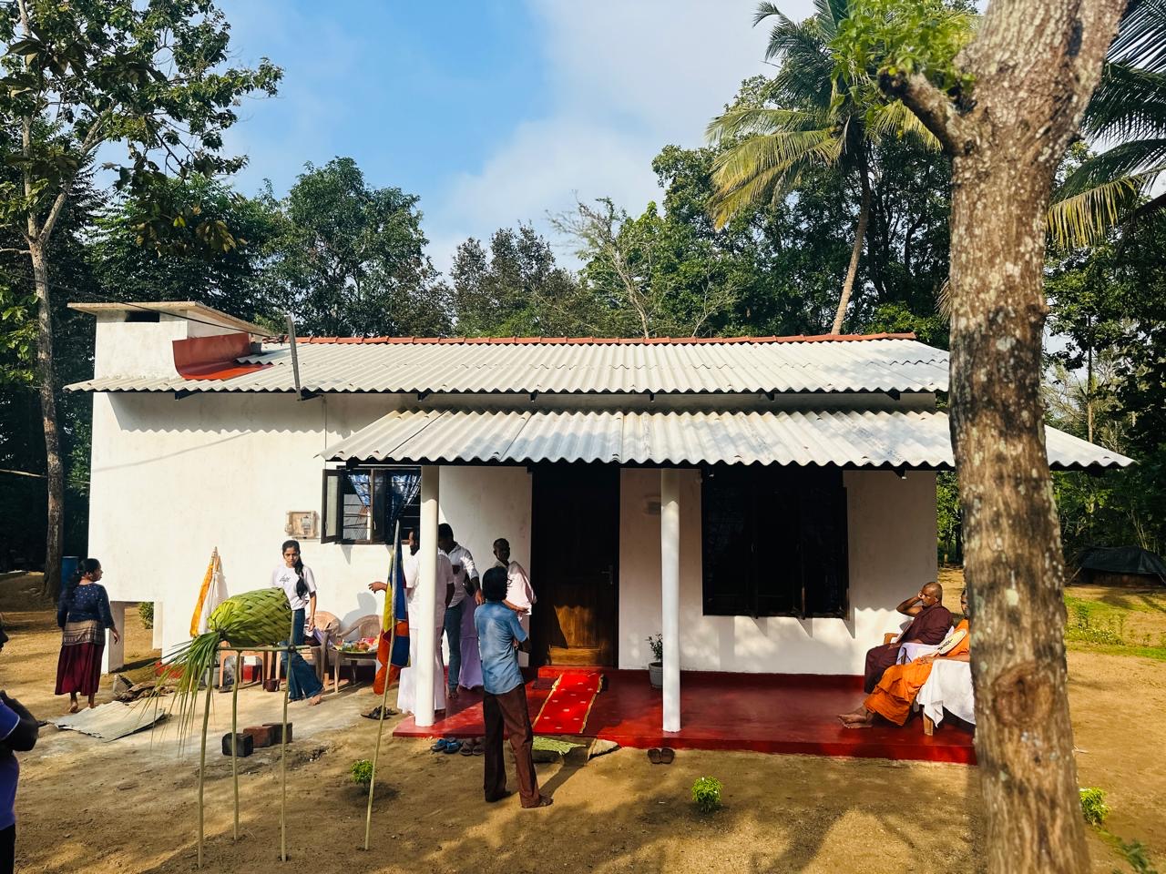 Housing Initiative, completed home in Henanigala