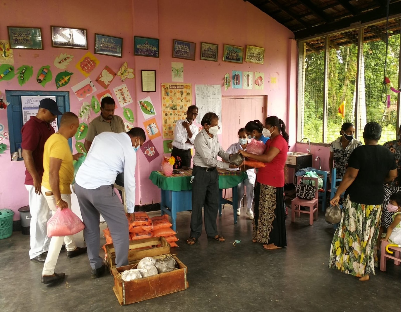 Malnutrition fundraiser, food parcels for vulnerable families