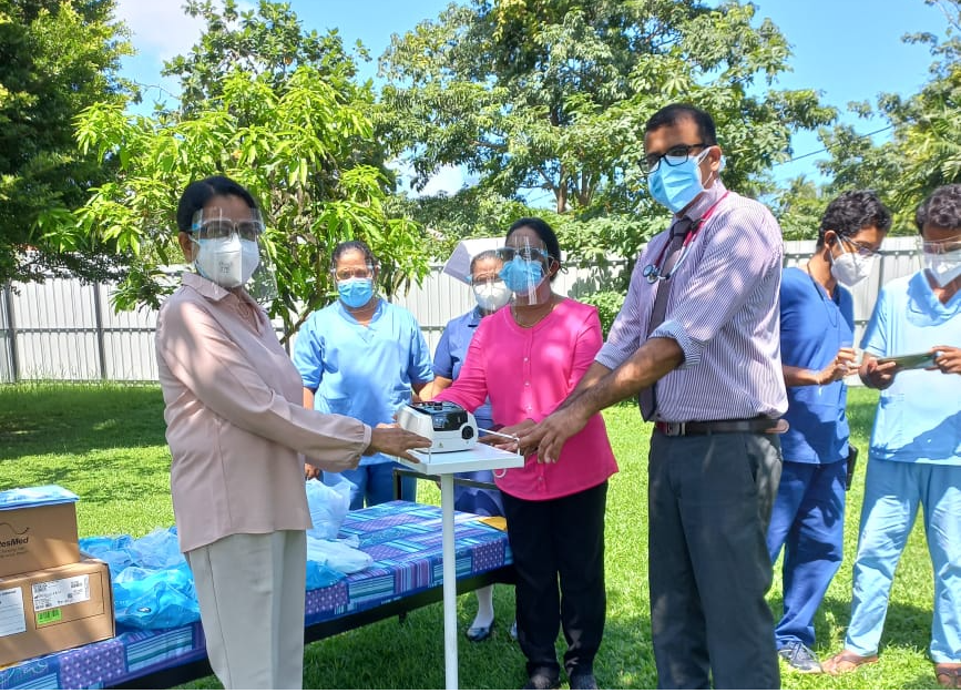 COVID-19 Ventilator Fund, ventilators delivered to Sri Lankan hospitals